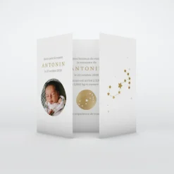 Faire-part Naissance Fille | Faire-part Naissance Garçon^Planet cards Constellation Scorpion