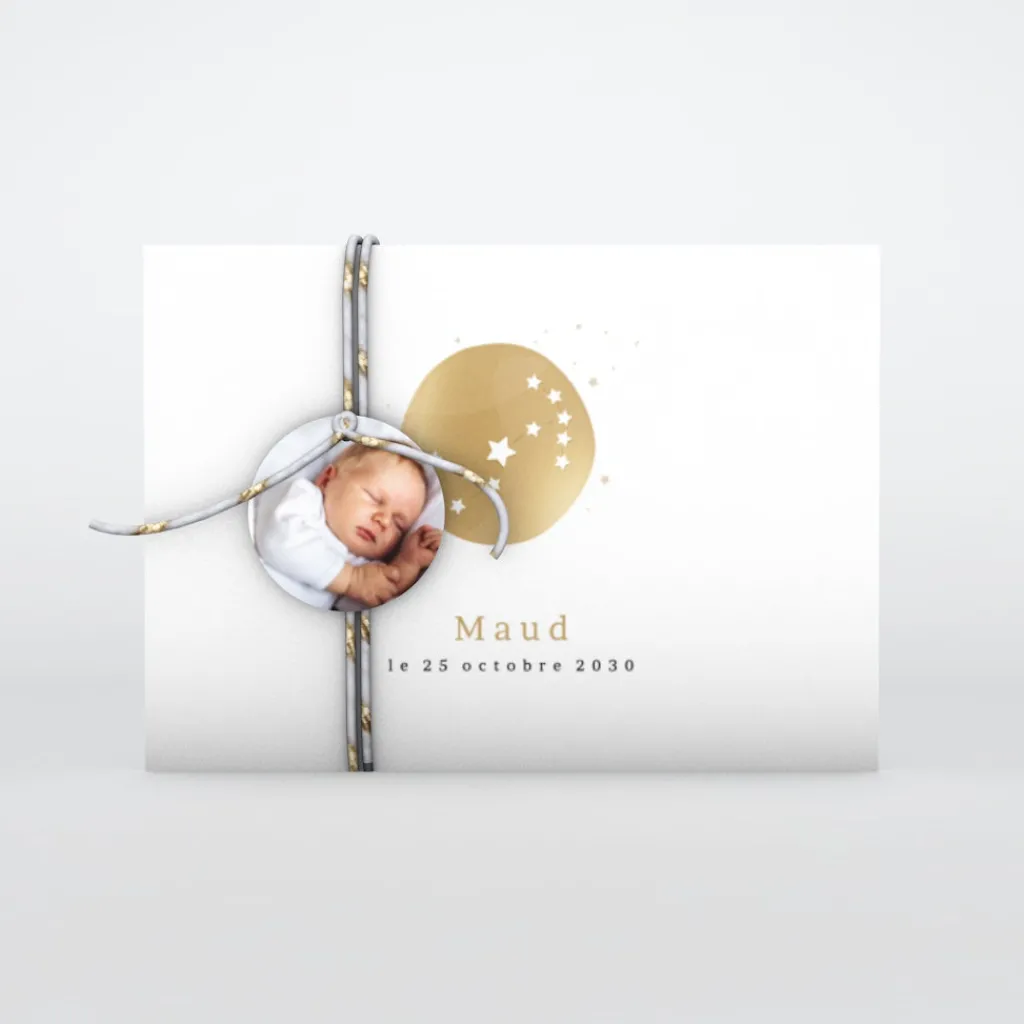 Faire-part Naissance Fille | Faire-part Naissance Garçon^Planet cards Constellation Scorpion