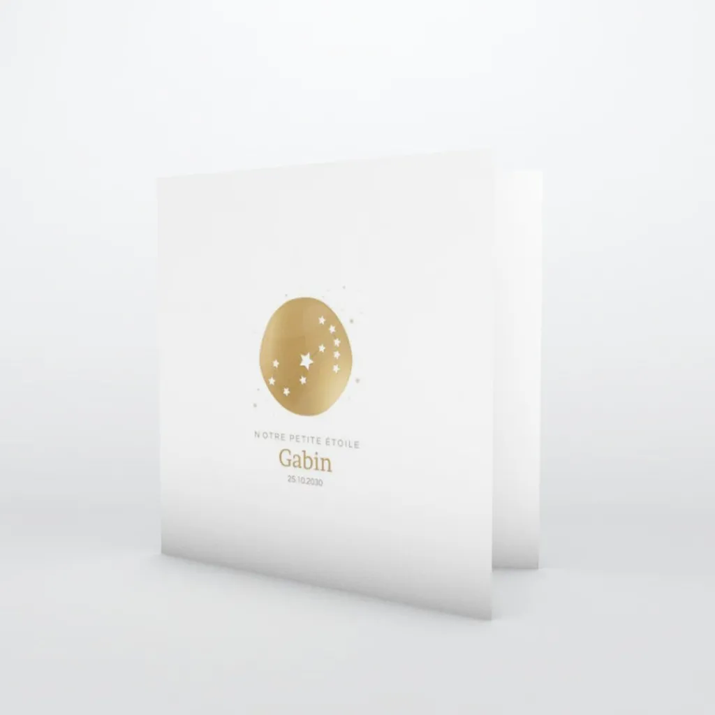 Faire-part Naissance Fille | Faire-part Naissance Garçon^Planet cards Constellation Scorpion