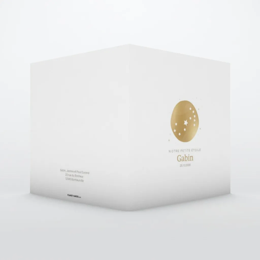 Faire-part Naissance Fille | Faire-part Naissance Garçon^Planet cards Constellation Scorpion
