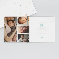 Faire-part Naissance Animaux^Planet cards Coquillages Et Étoiles De Mer