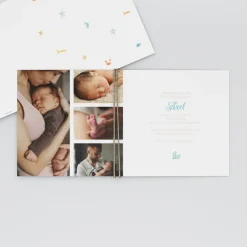 Faire-part Naissance Animaux^Planet cards Coquillages Et Étoiles De Mer