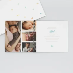 Faire-part Naissance Animaux^Planet cards Coquillages Et Étoiles De Mer