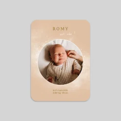 Faire-part Naissance Original | Faire-part Naissance Fille^Planet cards Cosmos et Étoiles Fille