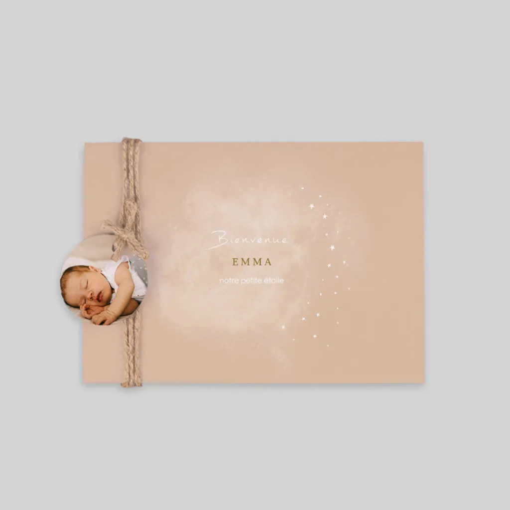 Faire-part Naissance Original | Faire-part Naissance Fille^Planet cards Cosmos Fille