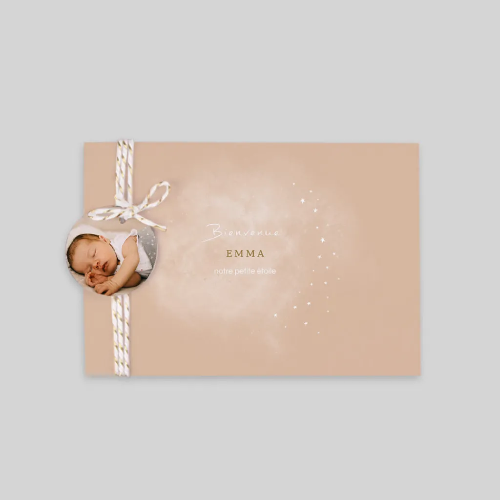 Faire-part Naissance Original | Faire-part Naissance Fille^Planet cards Cosmos Fille