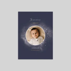 Faire-part Naissance Original | Faire-part Naissance Garçon^Planet cards Cosmos Étoilé Garçon