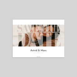 Save The Date^Planet cards Couple et typo