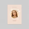 Faire-part Communion^Planet cards Couronne de Colombes Fille