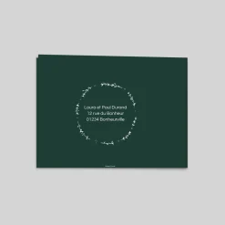 Carte De Vœux Famille | Carte De Vœux Nature^Planet cards Couronne de Gui