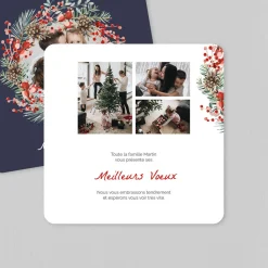 Carte De Noël Photo | Carte De Vœux Nature^Planet cards Couronne de l'avent