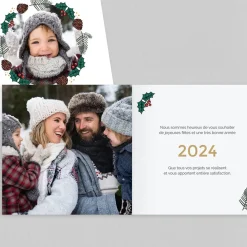 Carte De Vœux Famille | Carte De Vœux Nature^Planet cards Couronne De Pins