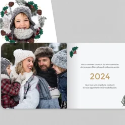 Carte De Vœux Famille | Carte De Vœux Nature^Planet cards Couronne De Pins