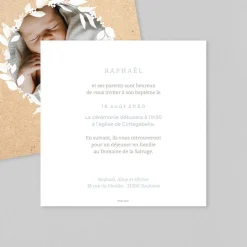Faire-part Baptême Civil | Faire-part Baptême Original^Planet cards Couronne Délicate