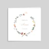 Faire-part Baptême Fille^Planet cards Couronne du Printemps