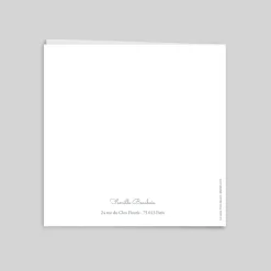 Faire-part Baptême Fille^Planet cards Couronne du Printemps