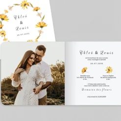 Faire-part Mariage Champêtre^Planet cards Couronne et Herbier