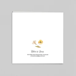 Faire-part Mariage Champêtre^Planet cards Couronne et Herbier