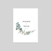 Faire-part Mariage Chic | Faire-part Mariage Champêtre^Planet cards Couronne Eucalyptus