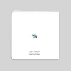 Carte Invitation Noces D'argent | Carte Invitation Noces D'argent^Planet cards Couronne Eucalyptus et Argent