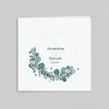 Faire-part Mariage Champêtre | Gamme Complète^Planet cards Couronne eucalyptus et fleurs séchées