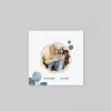 Save The Date^Planet cards Couronne Eucalyptus et Fleurs Séchées