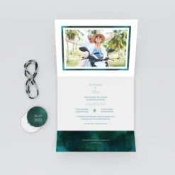 Faire-part Mariage Champêtre^Planet cards Couronne Exotique