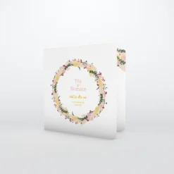 Faire-part Mariage Champêtre | Gamme Complète^Planet cards Couronne Jaune Rose