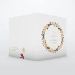 Faire-part Mariage Champêtre | Gamme Complète^Planet cards Couronne Jaune Rose