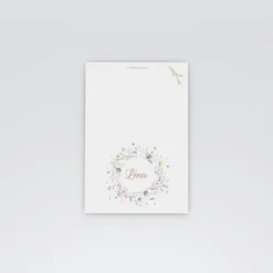 Marque-place Baptême^Planet cards Couronne pastel