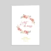 Livret De Messe Mariage^Planet cards Couronne Roses