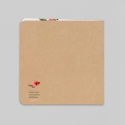 Carte De Vœux Entreprise Nature^Planet cards Couronne Végétale Rouge