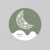 Faire-part Naissance Original | Créations En Collaboration^Planet cards Croissant de Lune