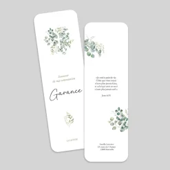 Images Communion^Planet cards Croix Bouquet d'Eucalyptus