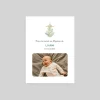 Faire-part Baptême Champêtre | Gamme Complète^Planet cards Croix et Végétal