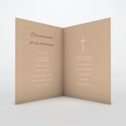 Livret De Baptême^Planet cards Croix fine