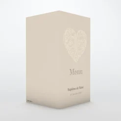 Menu Baptême^Planet cards Cœur Original