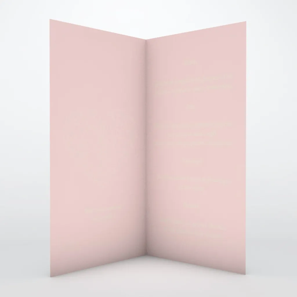 Menu Baptême^Planet cards Cœur Original