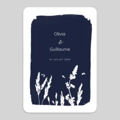 Faire-part Mariage Chic | Faire-part Mariage Original^Planet cards Cyanotype