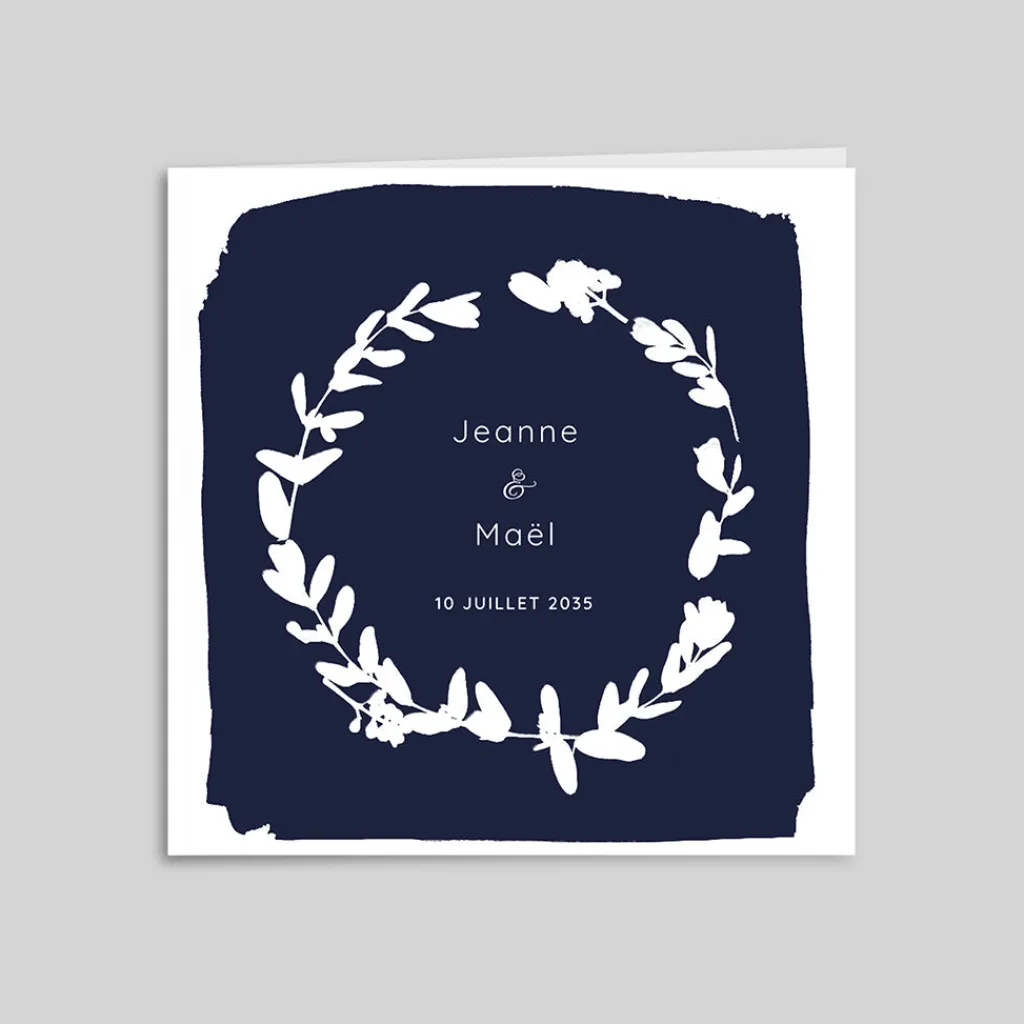 Faire-part Mariage Chic | Faire-part Mariage Original^Planet cards Cyanotype