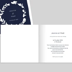 Faire-part Mariage Chic | Faire-part Mariage Original^Planet cards Cyanotype