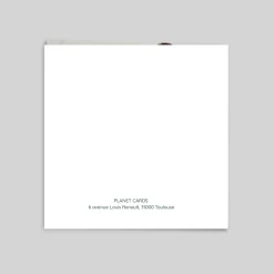 Carte De Vœux Entreprise Nature^Planet cards Dans les Sapins