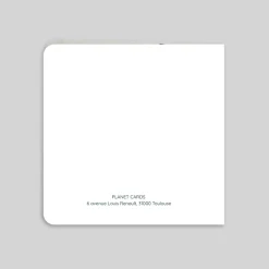 Carte De Vœux Entreprise Nature^Planet cards Dans les Sapins