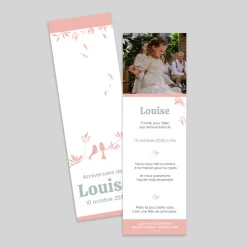 Carte Invitation Anniversaire Enfant Animaux | Carte Invitation Anniversaire Enfant Fille^Planet cards Deux Petits Oiseaux