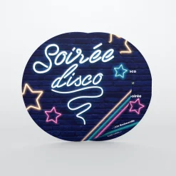 Carte Invitation Anniversaire Adulte Moderne | Carte Invitation Anniversaire Adulte Originale^Planet cards Disco néon