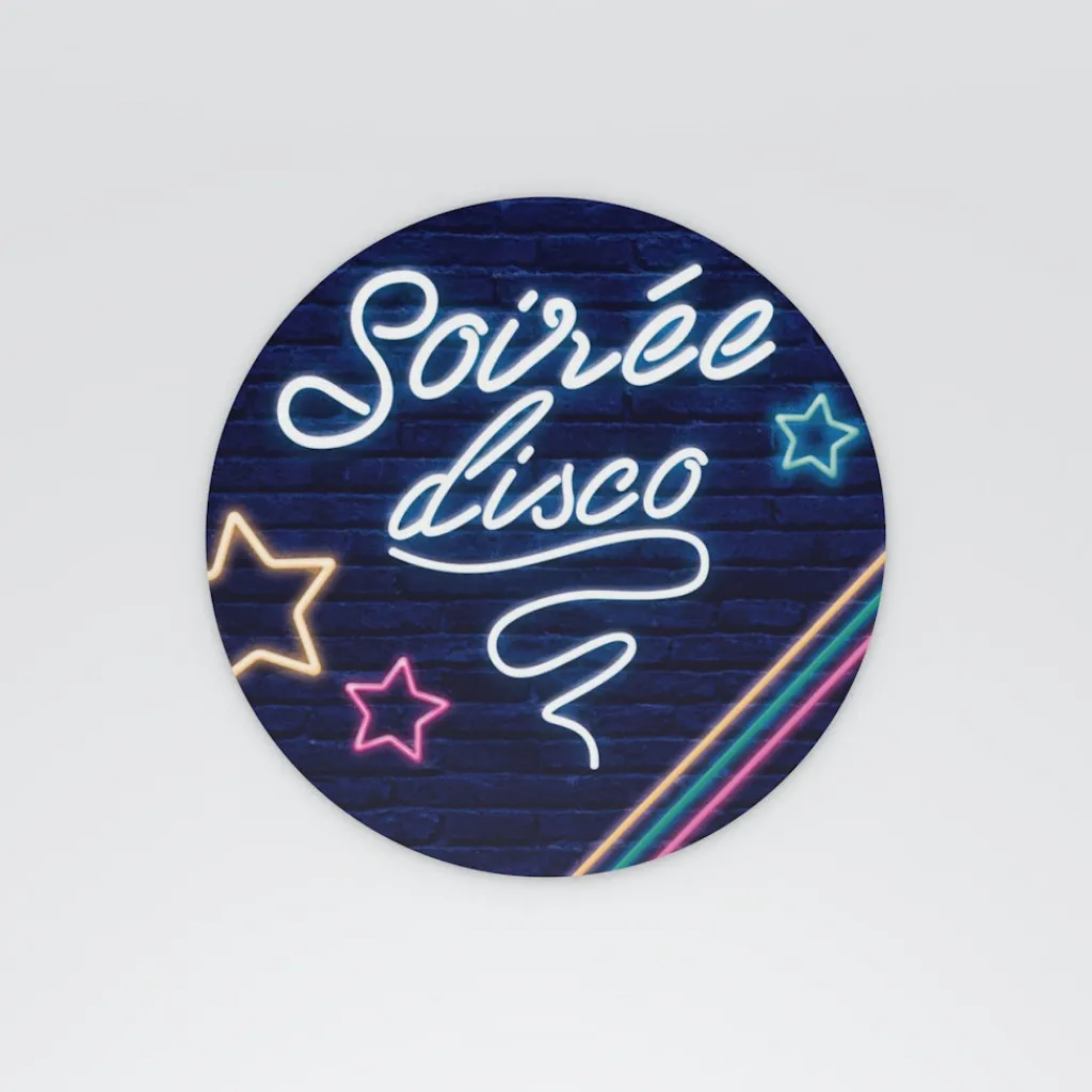 Carte Invitation Anniversaire Adulte Moderne | Carte Invitation Anniversaire Adulte Originale^Planet cards Disco néon