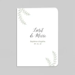 Livret De Baptême^Planet cards Douceur Champêtre