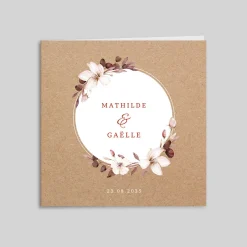 Faire-part Mariage Champêtre^Planet cards Douceur d'Automne