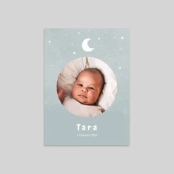 Faire-part Naissance Magnet | Faire-part Naissance Fille^Planet cards Douceur de Lune