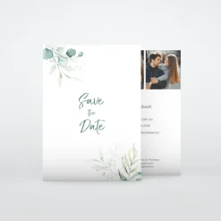 Save The Date^Planet cards Douceur et Eucalyptus